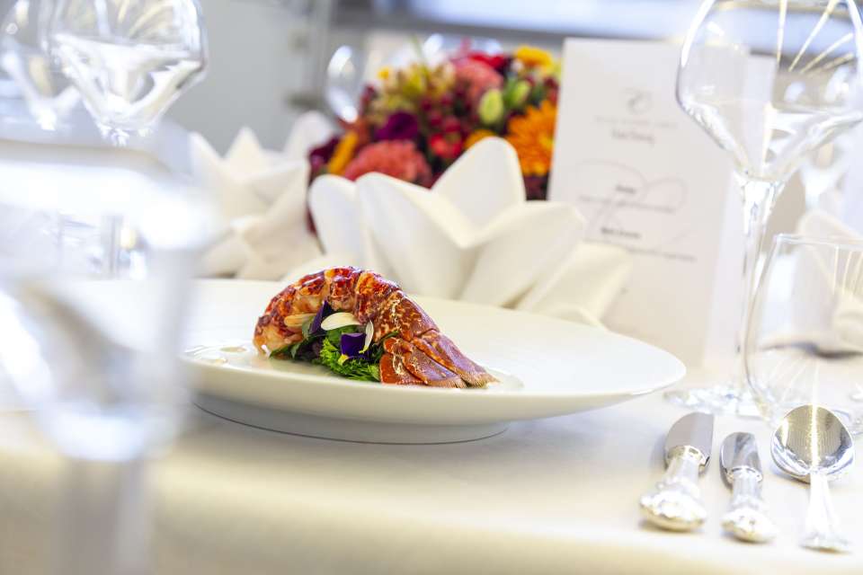 Plat de réception - langoustine 