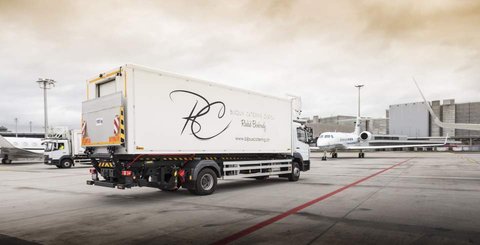 Camion Bijoux Catering aéroport Zurich